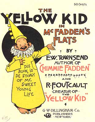 The Yellow Kid in McFadden's Flats Storecard