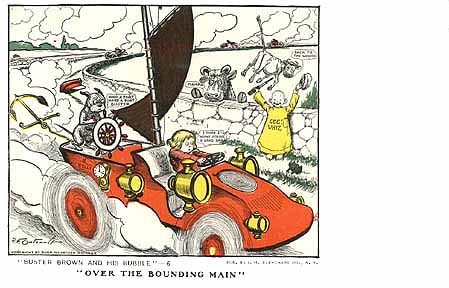 Buster Brown and His Bubble, Card #6 