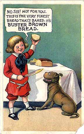 Buster Brown Trade Card 