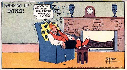 Bringing Up Father Advertising Postcard 